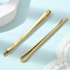 Ion Plating(IP) 304 Stainless Steel Hair Bobby Pins&nbsp;M043-01G