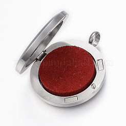 316 Surgical Stainless Steel Diffuser Locket Pendants&nbsp;STAS-H404-42G