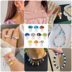 1Strand Handmade Lampwork Beads Strands&nbsp;LAMP-TA0001-84E
