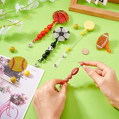Plastic Beadable Badge Reels&nbsp;AJEW-BT0001-12