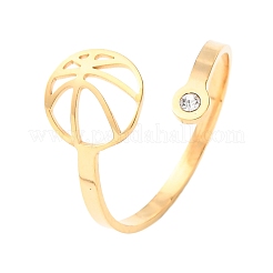 304 Stainless Steel Cuff Open Rings&nbsp;RJEW-D337-01B-G