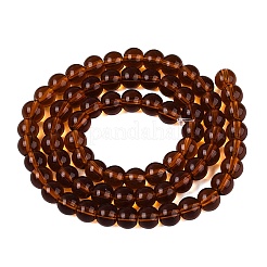 Transparent Glass Beads Strands&nbsp;GLAA-T032-T6mm-M