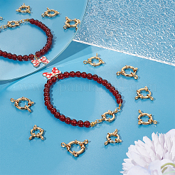 9Pcs 3 Styles 304 Stainless Steel Spring Ring Clasps&nbsp;STAS-UN0052-55
