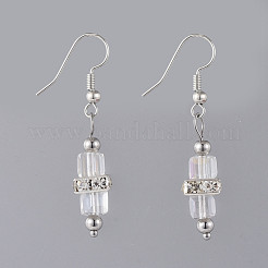 Electroplate Glass Dangle Earrings&nbsp;EJEW-JE03687