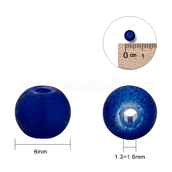 18 Colors Transparent Glass Beads&nbsp;FGLA-X0001-04A-6mm