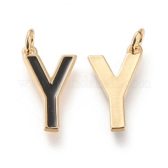Brass Enamel Pendants&nbsp;KK-R139-03Y