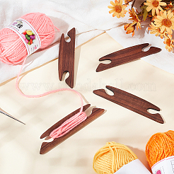 4Pcs Wood Knitting Loom Shuttles&nbsp;WOOD-BC0001-15