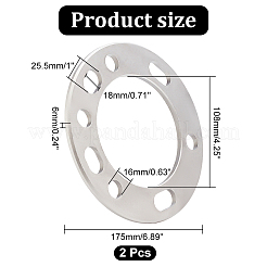 Aluminium Alloy Wheel Spacer for SUV&nbsp;AJEW-WH0348-74A-MP