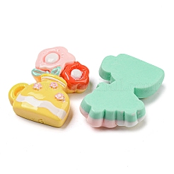 Opaque Resin Decoden Cabochons&nbsp;CRES-R200-05