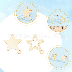 32Pcs 2 Styles 201 Stainless Steel Stud Earring Findings&nbsp;STAS-BBC0010-26