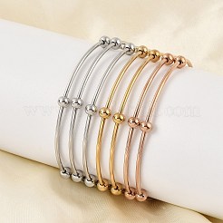 Fashion 201 Stainless Steel Bangle Sets&nbsp;X-BJEW-L664-023C-M-1