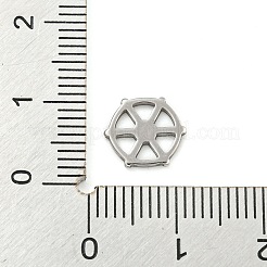 Non-Tarnish 304 Stainless Steel Filigree Joiners&nbsp;STAS-Z076-20P