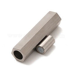 Non-Tarnish 304 Stainless Steel Matte Magnetic Clasps&nbsp;STAS-M308-08A