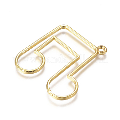 Zinc Alloy Open Back Bezel Pendants&nbsp;PALLOY-G274-04G