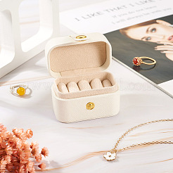 1Pc Rectangle PU Imitation Leather Jewelry Storage Boxes&nbsp;PAAG-TA0001-01A