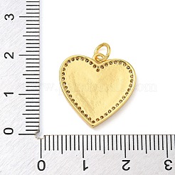 Rack Plating Brass Micro Pave Cubic Zirconia Pendants&nbsp;KK-Z063-27G