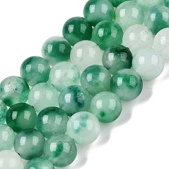Dyed Natural White Jade Beads Strands&nbsp;G-T138-8mm-210-8