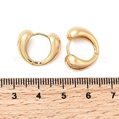 Brass Hoop Earrings&nbsp;EJEW-F391-03G