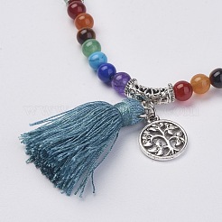 Natural Gemstone Beads Necklaces&nbsp;NJEW-F147-B02