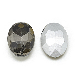 Pointed Back Glass Rhinestone Cabochons&nbsp;RGLA-T080-8x10mm-03