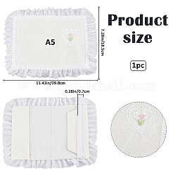 Polyester Lace Book Covers&nbsp;OFST-WH0002-59A