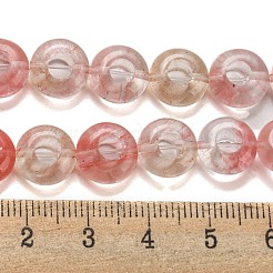 Cherry Quartz Glass Beads Strands&nbsp;G-P536-A15-01