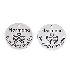 Non-Tarnish 201 Stainless Steel Pendants&nbsp;LS-STAS-T064-38P-14