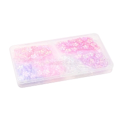 216Pcs 6 Styles Transaparent Acrylic Beads&nbsp;PACR-FS0001-05