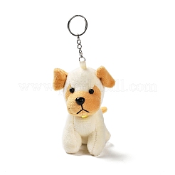 Cartoon PP Cotton Plush Simulation Soft Stuffed Animal Toy Dog Pendants Decorations&nbsp;HJEW-K043-06