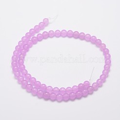 Natural & Dyed Malaysia Jade Bead Strands&nbsp;G-A146-6mm-A17