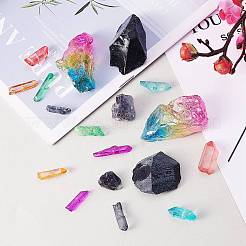 DIY Rough Raw Stone Beads Earring Making Kit&nbsp;DIY-SZ0007-71