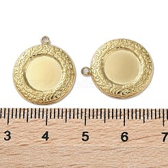 Ion Plating(IP) 304 Stainless Steel Pendant Canbochon Srttings&nbsp;STAS-C090-08A-G