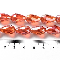 Electroplate Glass Beads&nbsp;EGLA-R006-15x10mm-M