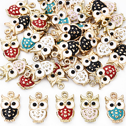 10Pcs Alloy Enamel Pendants&nbsp;ENAM-YW0004-59