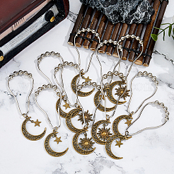 16Pcs 2 Style Iron Shower Curtain Rings for Bathroom&nbsp;HJEW-FH00117