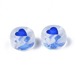 Transparent Acrylic Enamel Beads&nbsp;MACR-N008-60