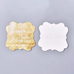 Floral Pattern Paper Gift Tags&nbsp;CDIS-K002-E08