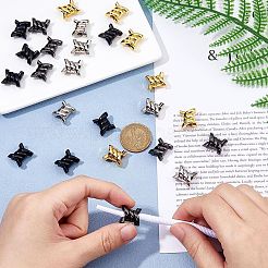 16Pcs 4 Colors Alloy Shoelace Charms&nbsp;FIND-HS0001-17
