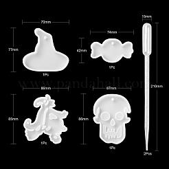 Halloween DIY Pendants Resin Silicone Molds&nbsp;DIY-LS0001-14