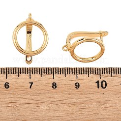 SHEGRACE Brass Hoop Earring Findings&nbsp;XGRQ79507-942G