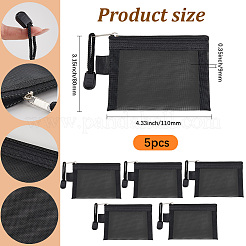 5Pcs Nylon Mesh Pen Bag&nbsp;AJEW-SP0001-89E