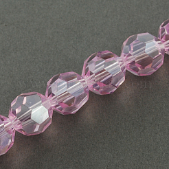 Electroplate Glass Bead Strands&nbsp;X-EGLA-R015-4mm-9