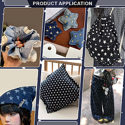 Cotton Denim Fabric&nbsp;DIY-WH0504-775A-03