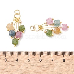 Natural Multicolor Tourmaline Pendants&nbsp;PALLOY-JF05436