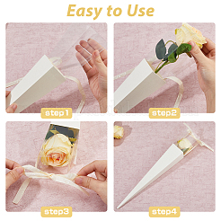 Triangle Paper Bouquet Packaging Bags&nbsp;ABAG-WH0045-24B