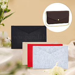 4Pcs 4 Colors Wool Felt Envelope Purse Insert Organizer&nbsp;FIND-WR0006-71C