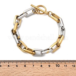 304 Stainless Steel Cable Chain Bracelets for Women&nbsp;BJEW-D377-01E