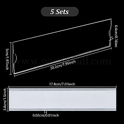 Self Adhesive Acrylic Wall Sign Holder Frame&nbsp;FIND-WH0435-08