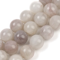 Natural Pink Rabbit Hair Rutilated Quartz Beads Strands&nbsp;G-H093-B05-14mm