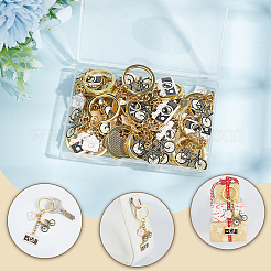 20Pcs Alloy Enamel Charm Keychains&nbsp;KEYC-SC00024